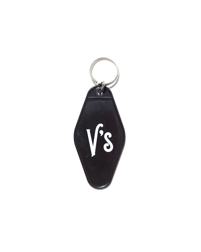 V's Retro Hotel Key Chain